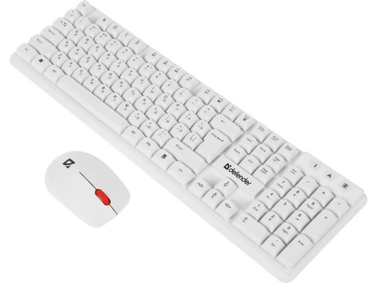 Клавиатура+мышь Defender Milan C-992 белый